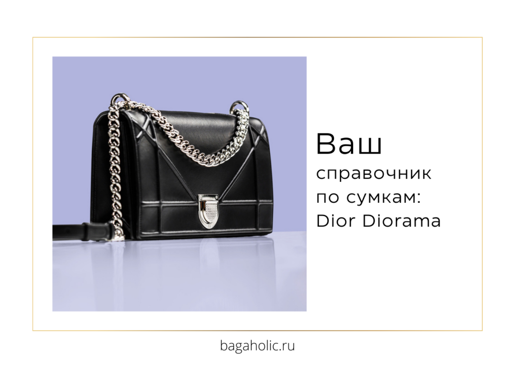 Ваш справочник по сумкам: Dior Diorama